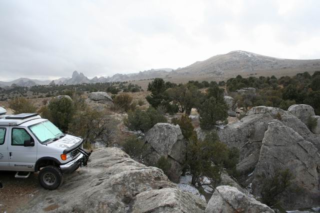 Parked at City of Rocks